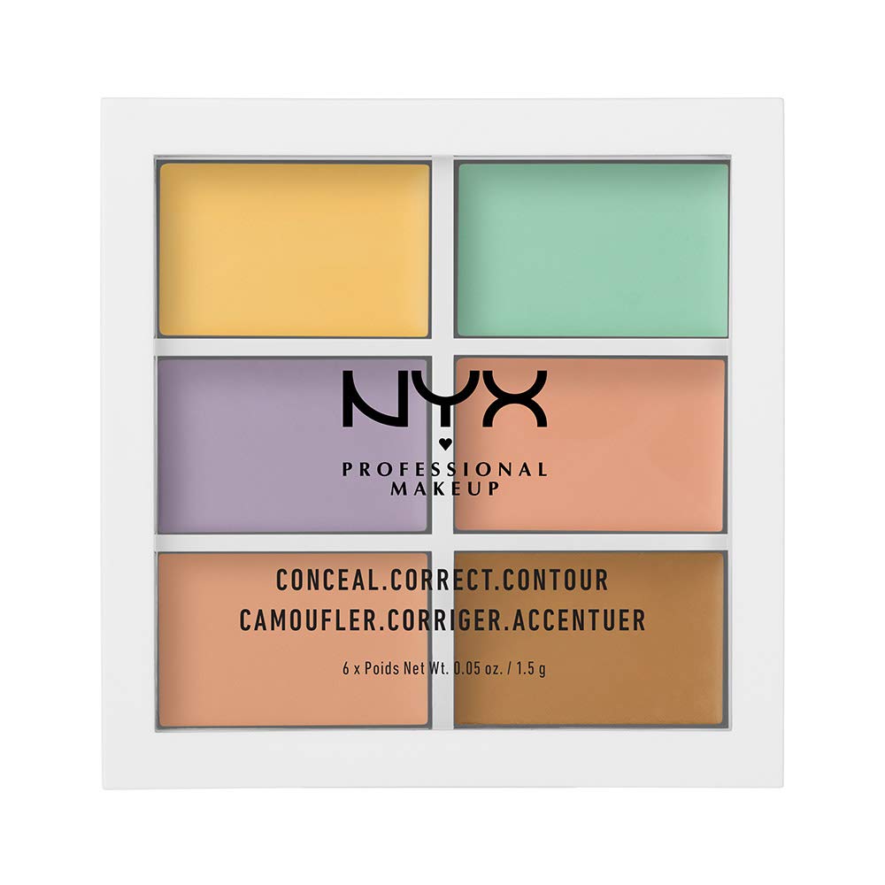 NYX PROFESSIONAL MAKEUP Color Correcting Concealer Palette for Dark Undereye Circles and Fine Lines
| NYX PROFESSIONAL