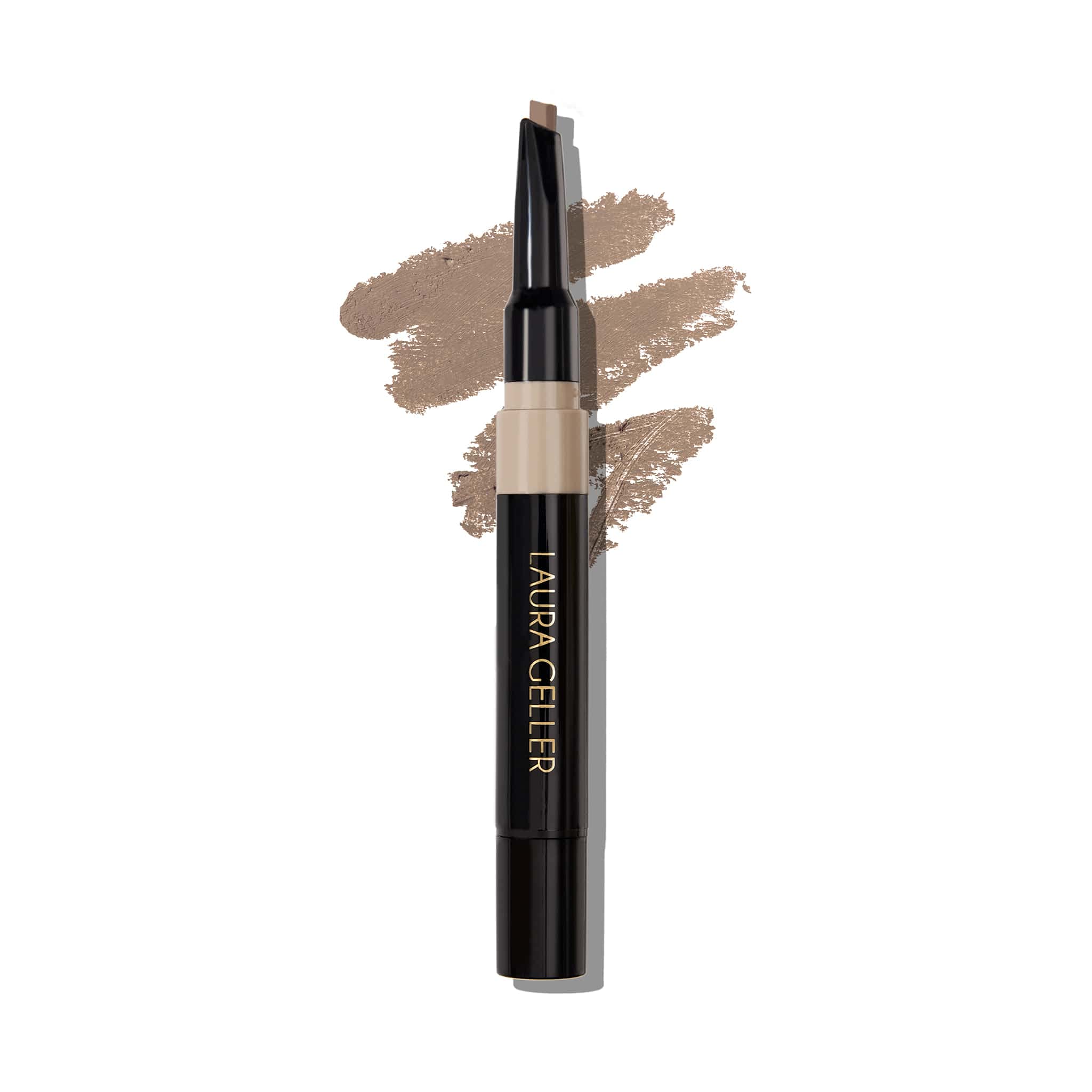 Laura Geller New York Waterproof Brow Pencil & Gel - Blonde Professional Formula for All Day Wear & Travel 0.12oz