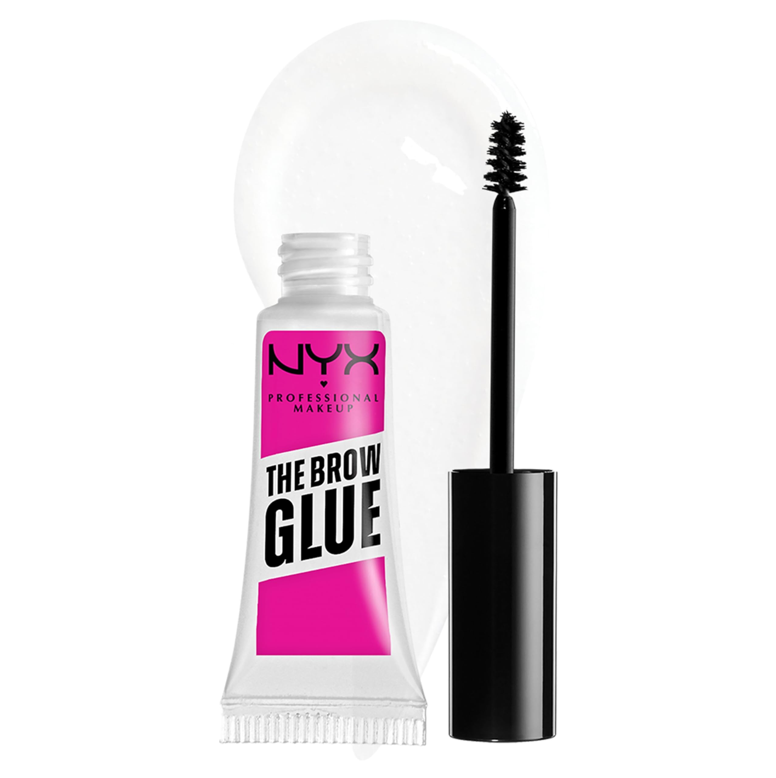 NYX PROFESSIONAL MAKEUP The Brow Glue, Extreme Hold Eyebrow Gel - For Eyebrows, Ideal for Daily Use, Provides Long Lasti