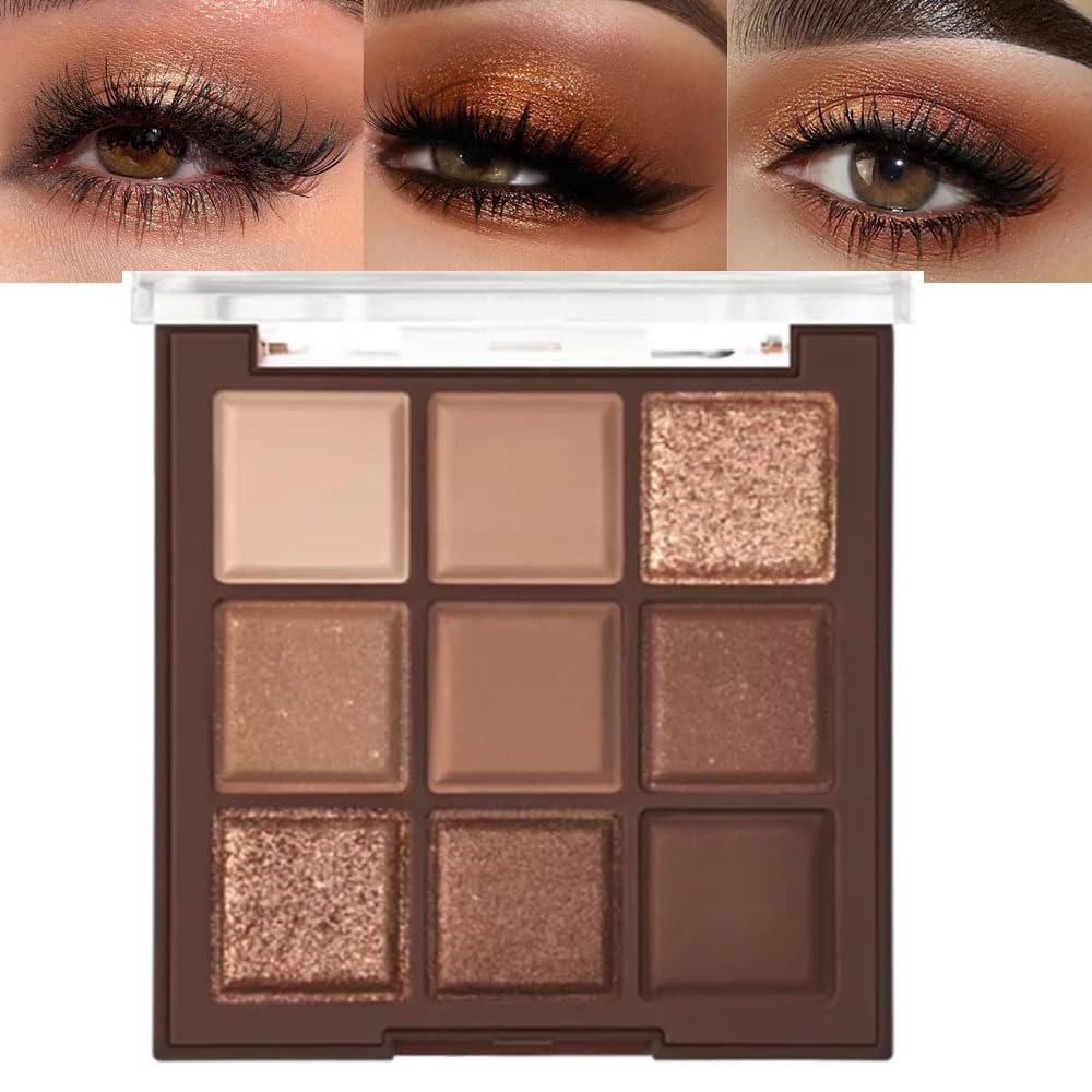 Neutral Nude Brown Smokey Eye Shadow Palette for Natural-Looking Eyes
| Highly Pigmented Rose Gold Bronze Eyeshadow Pal