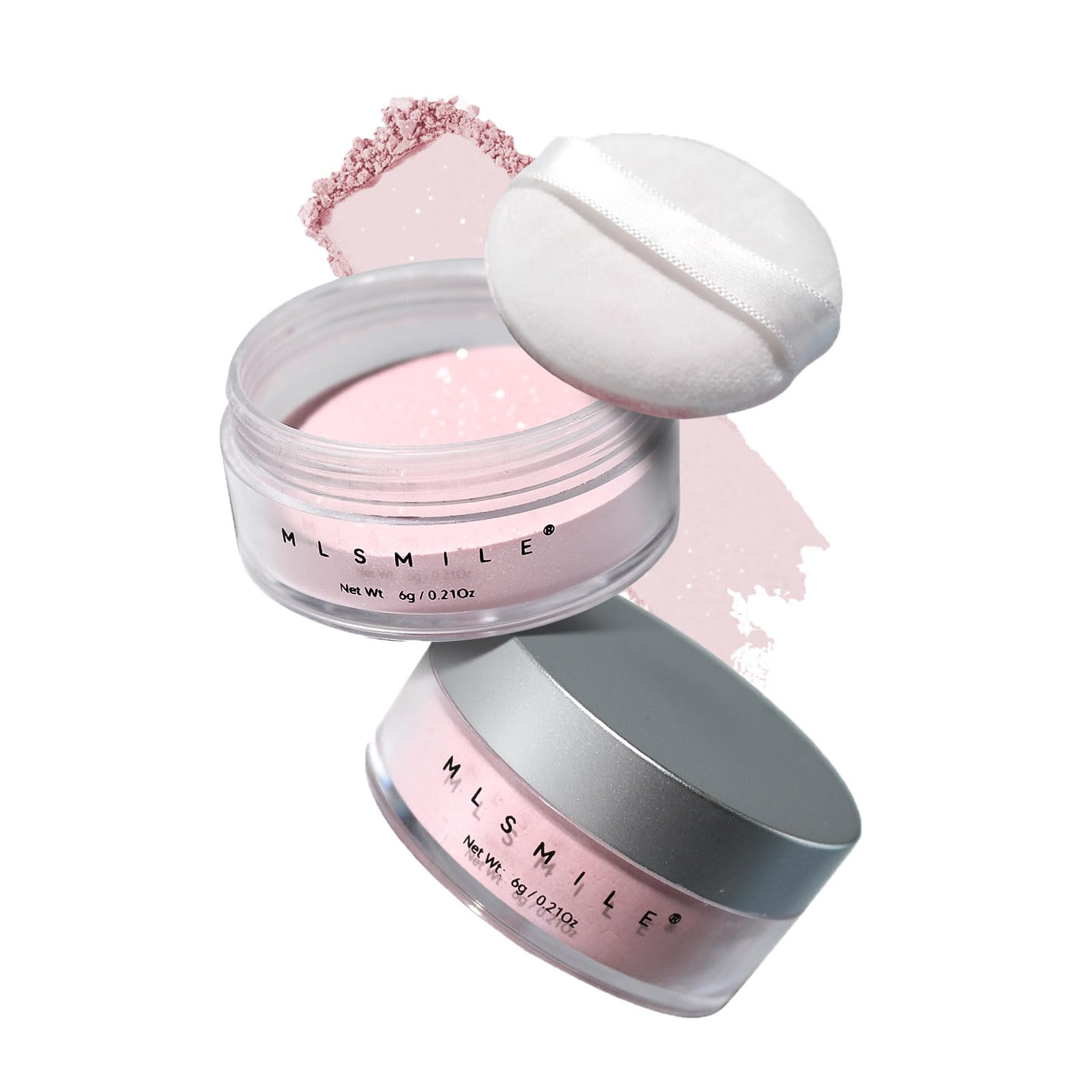 Waterproof Oil Control Pink Translucent Setting Powder for All Skin Types
| Long-Lasting Shimmer Setting Powder Highlig