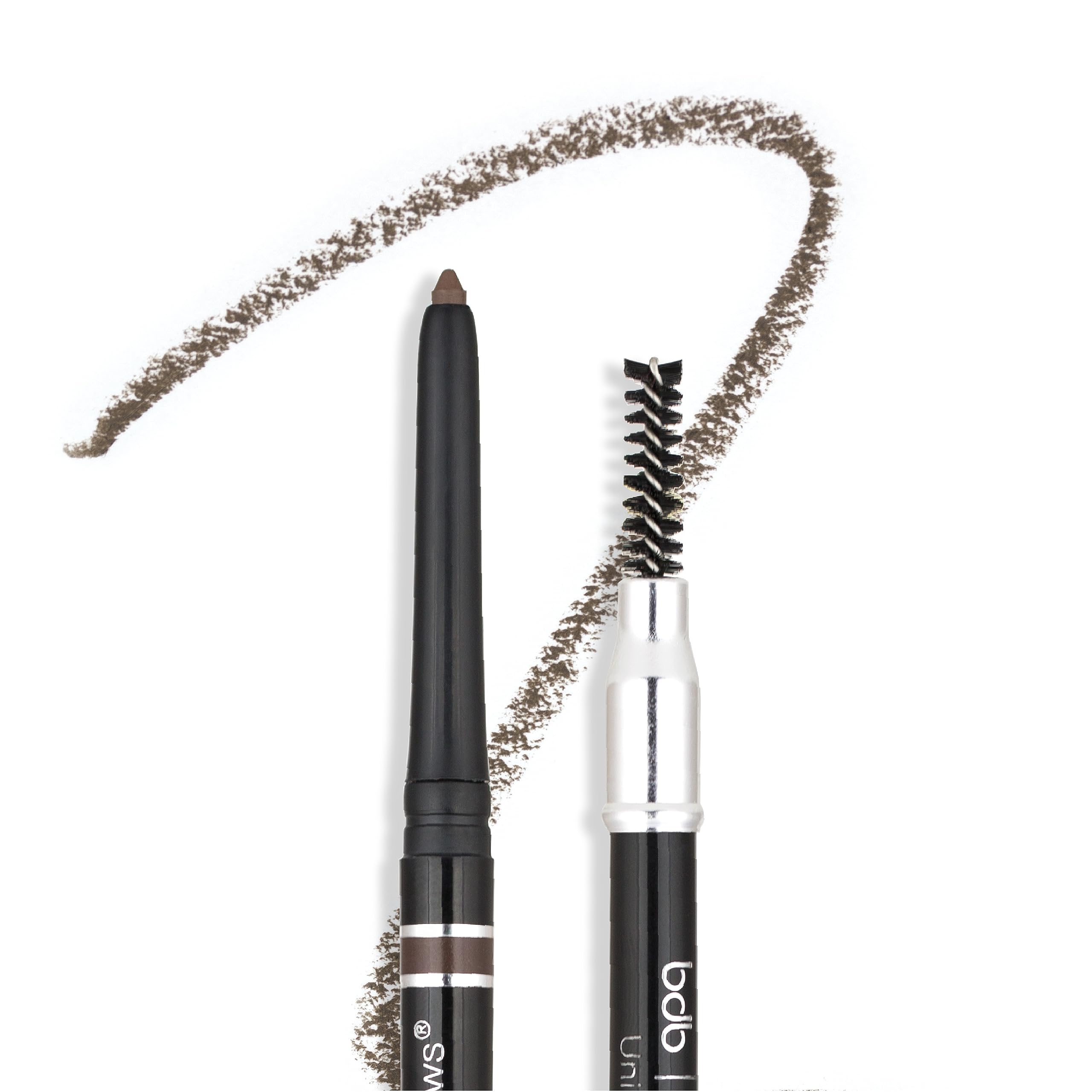 Billion Dollar Brows Universal Eyebrow Pencil – Dual-Ended Design with Precision Tip & Spoolie for Perfectly Defined Bro