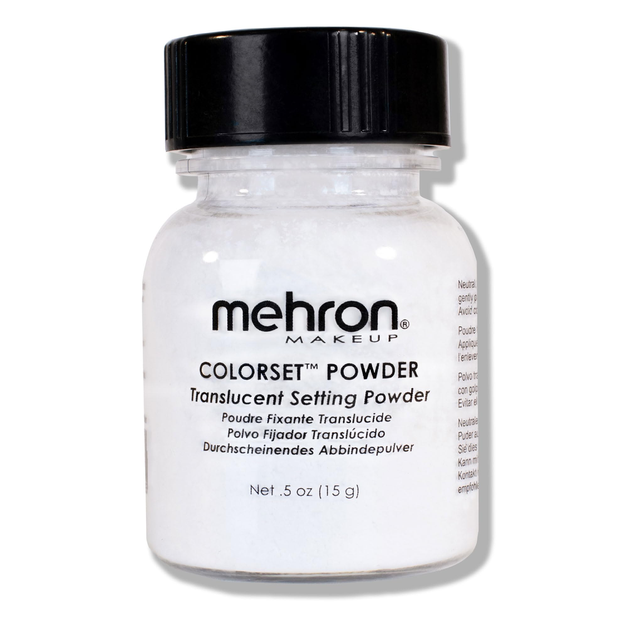 Mehron Makeup Colorset Powder - Translucent Setting Powder for Special Effects, Halloween, and Film Makeup
| Mehron Col