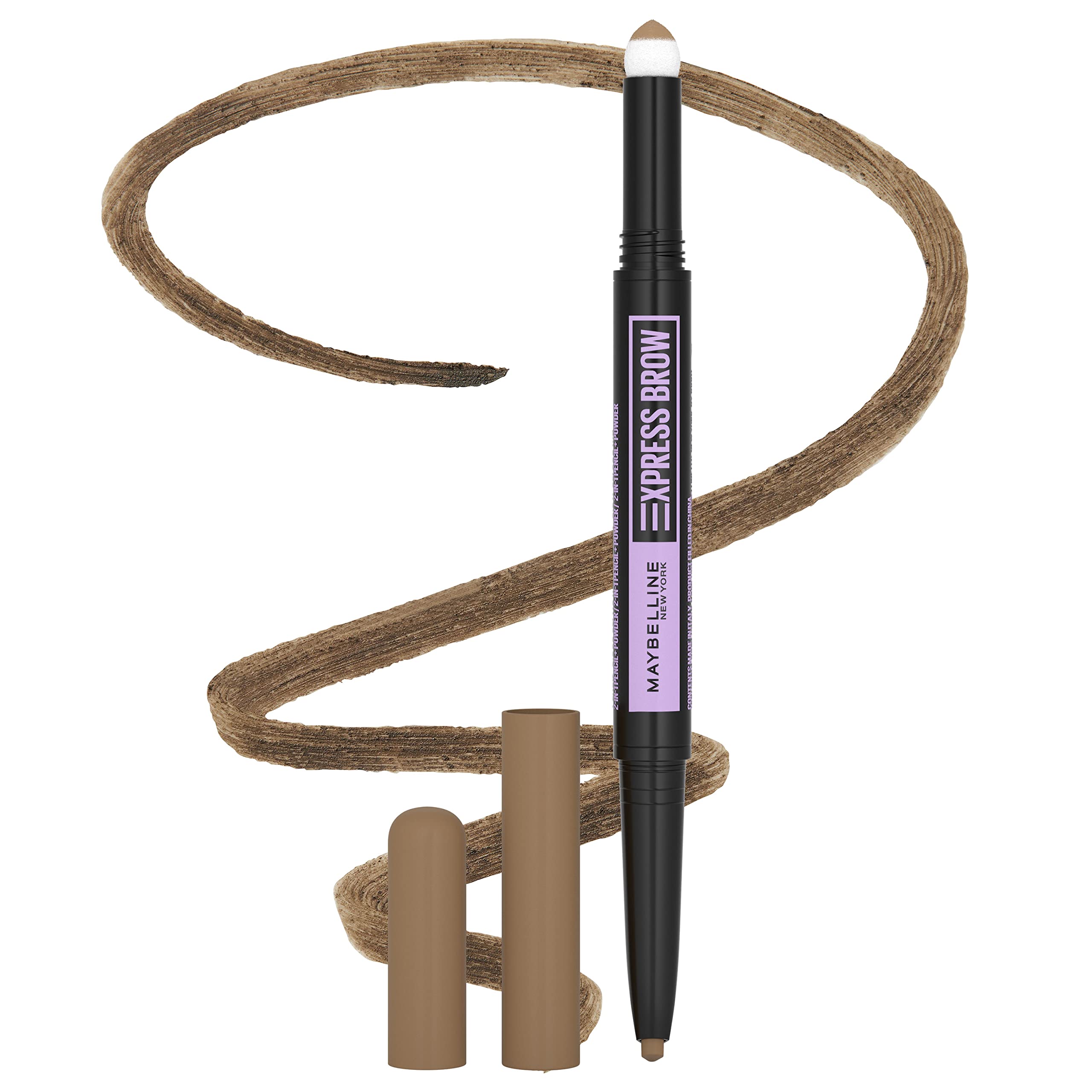Maybelline Express Brow 2-In-1 Pencil and Powder Eyebrow Makeup for Blonds, Ideal for Daily Wear, Easy Application, Con